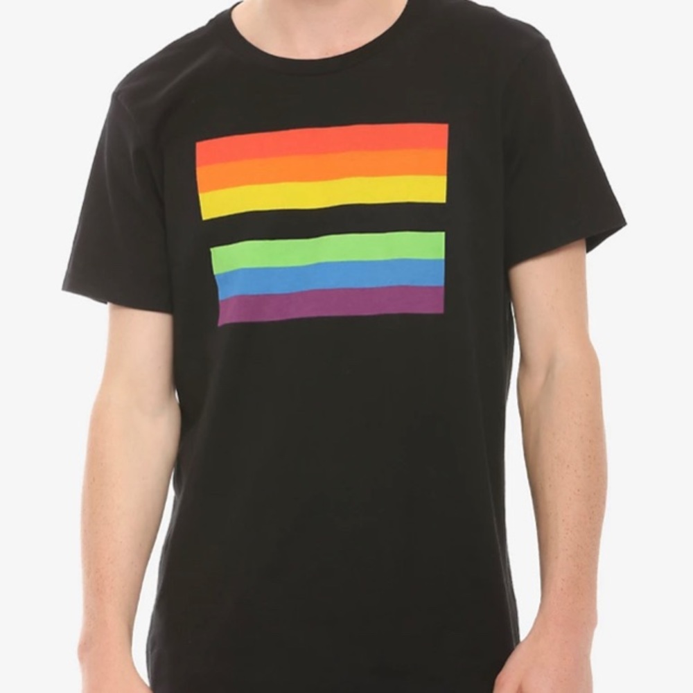 Pride Rainbow Equality T-Shirt Hot Topic Exclusive
